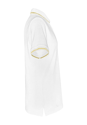 Versace Jeans Couture logo-embroidered polo shirt - White