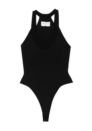 Brandon Maxwell knit ribbed bodysuit - Black