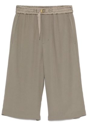 AMI Paris crepe shorts - Grey