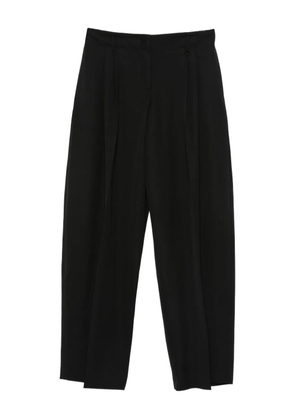 Alexander McQueen cotton tapered trousers - Black