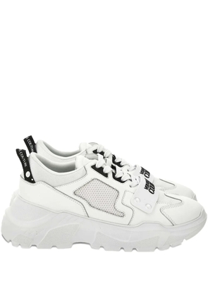 Versace Jeans Couture Speedtrack logo-embossed mesh sneakers - White