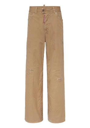 DSQUARED2 cotton trousers - Brown