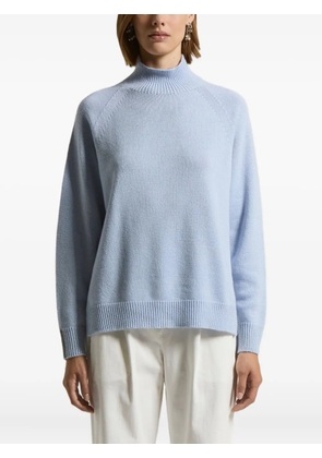 Peserico high-neck raglan-sleeve sweater - Blue