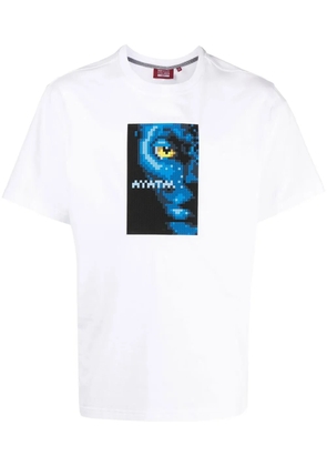 Mostly Heard Rarely Seen Blue People cotton T-shirt - White