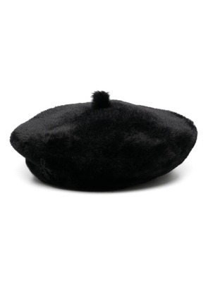 Ruslan Baginskiy faux-fur beret - Black