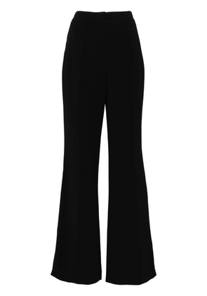 Elie Saab topstitch crepe trousers - Black
