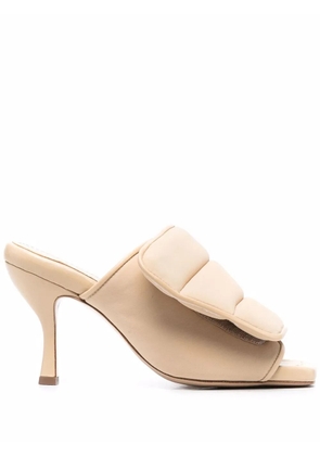 GIABORGHINI touch-strap sandals - Neutrals