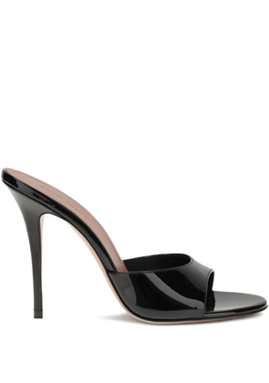 Amina Muaddi 105mm Elodie sandals - Black