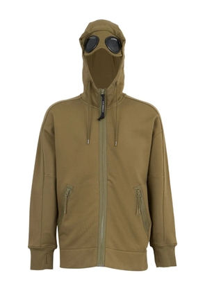 C.P. Company goggle zip-up hoodie - Green