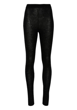 Fabiana Filippi sequin-embellished leggings - Black