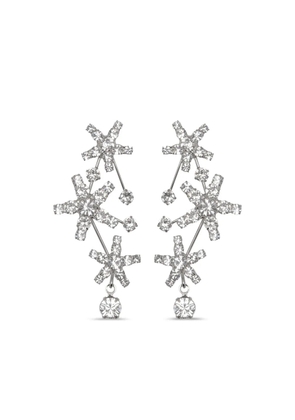 Jennifer Behr Azar crystal earrings - Silver