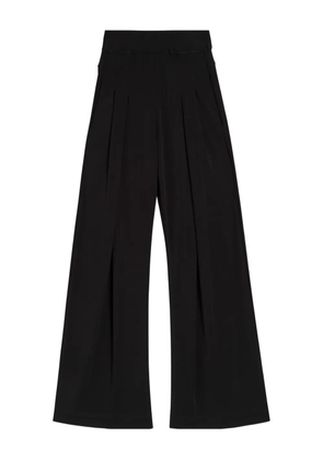 High pleated trousers - Black