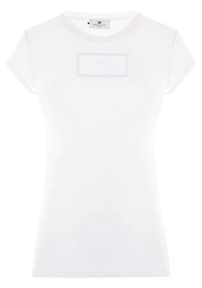 Elisabetta Franchi logo-print T-shirt - White