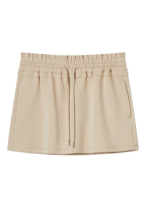 b+ab ruffle-detail mini skirt - Neutrals