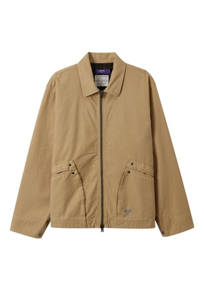 aftermaths zip-up shirt jacket - Neutrals