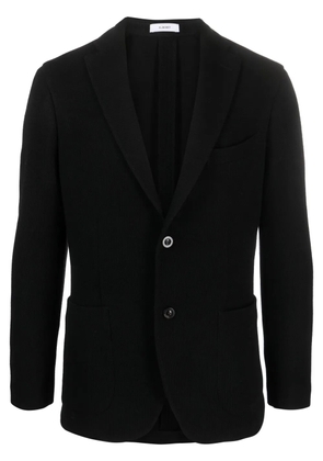 Boglioli knitted single-breasted blazer - Black