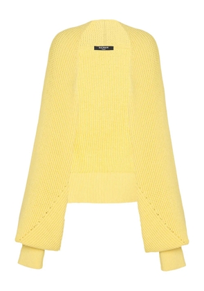 Balmain ribbed cardigan - Yellow