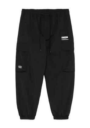 FINGERCROXX elasticated-waist trousers - Black