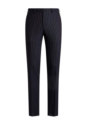 ETRO pinstripe wool trousers - Blue