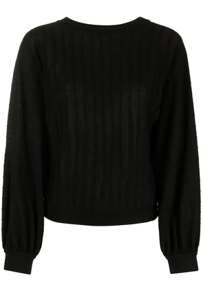 Boutique Moschino relaxed crew-neck jumper - Black