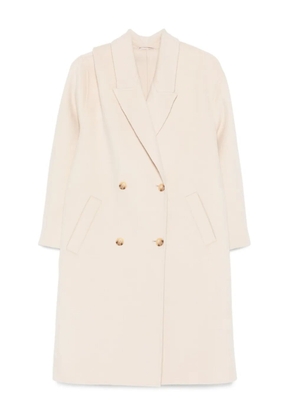 LIU JO double-breasted buttoned coat - Neutrals