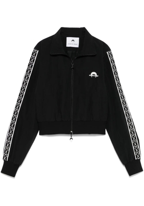 Marine Serre logo-embroidered jacket - Black