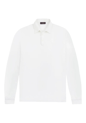 Zanone long-sleeve polo shirt - White