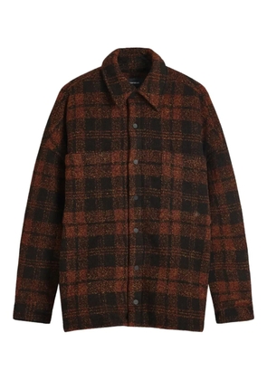 Nahmias check-patterned overshirt - Black