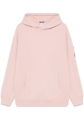 C.P. Company Lens-detail hoodie - Pink