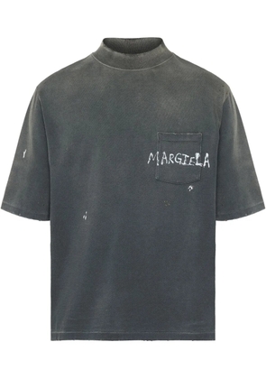 Maison Margiela logo-print T-shirt - Grey