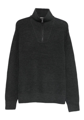 Officine Generale half-zip sweater - Grey