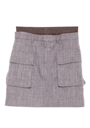 BLAKLACE cargo skirt - Grey