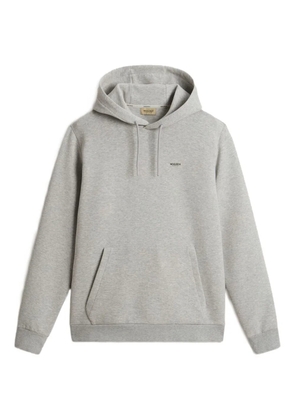 Woolrich logo-detail hoodie - Grey