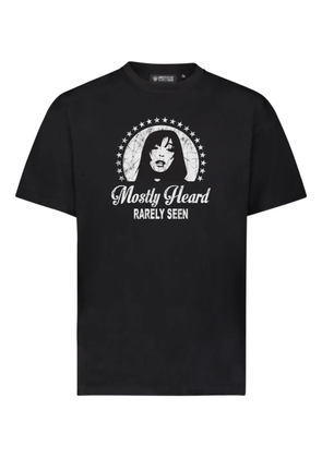 Mostly Heard Rarely Seen Paramount graphic-print cotton T-shirt - Black