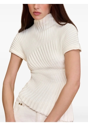 Cult Gaia Annemie knitted top - White