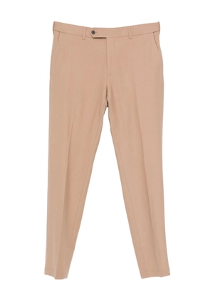 Cellar Door tapered-leg button wool trousers - Brown