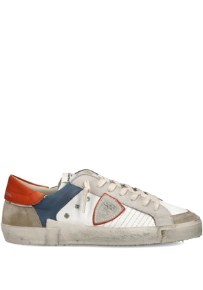 Philippe Model Paris Prsx colour-blocked low-top sneakers - White