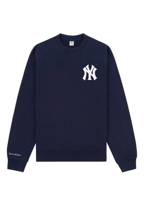 Sporty & Rich Yankees Serif crew-neck sweatshirt - Blue