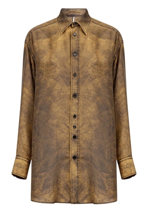 MM6 Maison Margiela tie-dye shirt - Neutrals