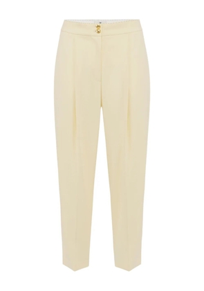 Elisabetta Franchi pleat-detailed trousers - Neutrals