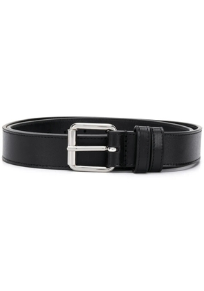 Comme Des Garçons square-tip leather belt - Black