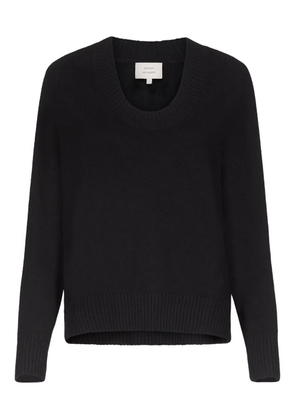 LouLou de Saison Baji U-neck ribbed sweater - Black