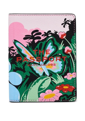 Marc Jacobs floral-print passport case - Black