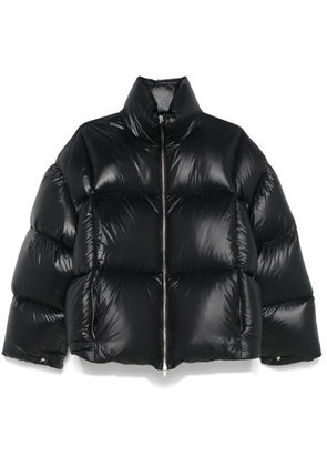 Jil Sander zip-up puffer jacket - Black