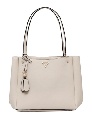 GUESS USA logo-plaque tote bag - Neutrals