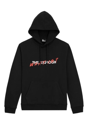 The Kooples graphic-print cotton hoodie - Black