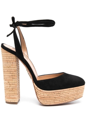 Aquazzura Penelope Plateau 140mm sandals - Black