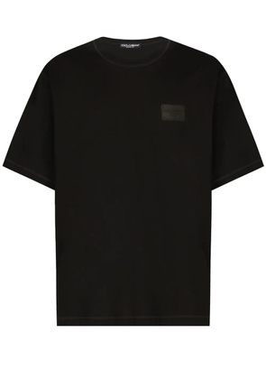 Dolce & Gabbana branded-tag cotton T-shirt - Black
