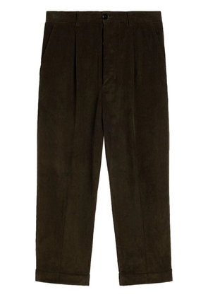 AMI Paris tapered-leg trousers - Brown