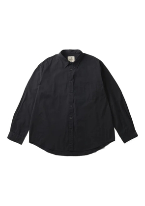 Snow Peak organic-cotton shirt - Black